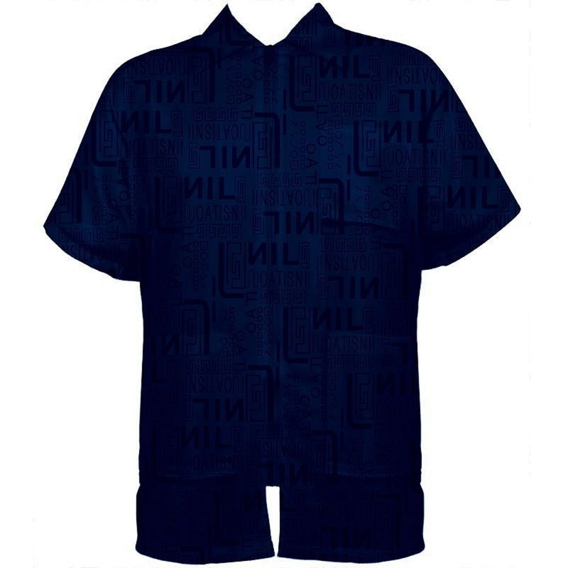 Vincent Heat Stamp Barber Jackets Navy #VT2244 [S to 4XL Available]
