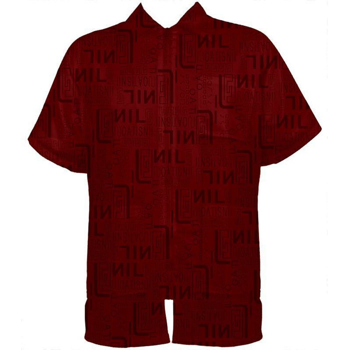 Vincent Heat Stamp Barber Jacket Red [S-4XL] #VT2242