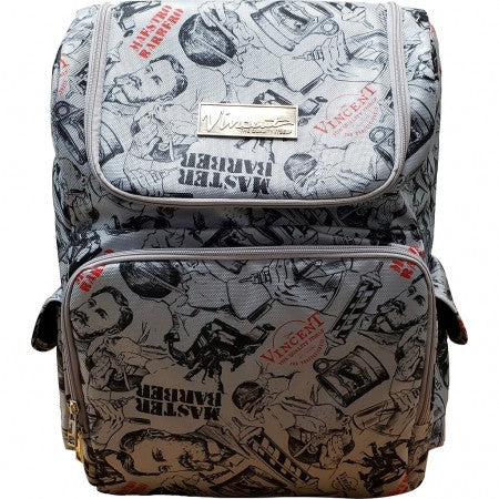Vincent Backpack Vintage Silver #VT10302