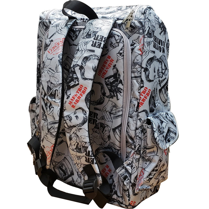 Vincent Backpack Vintage Silver #VT10302