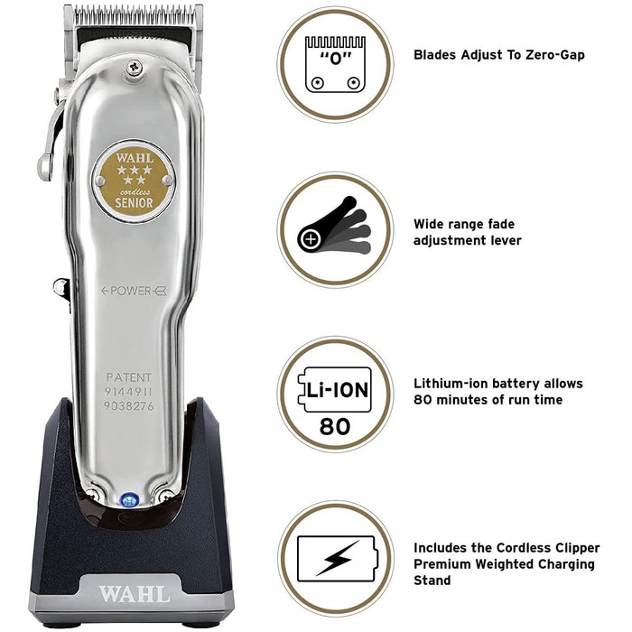 Wahl 5 Star Metal Edition Cord/Cordless Senior Clipper #3000112