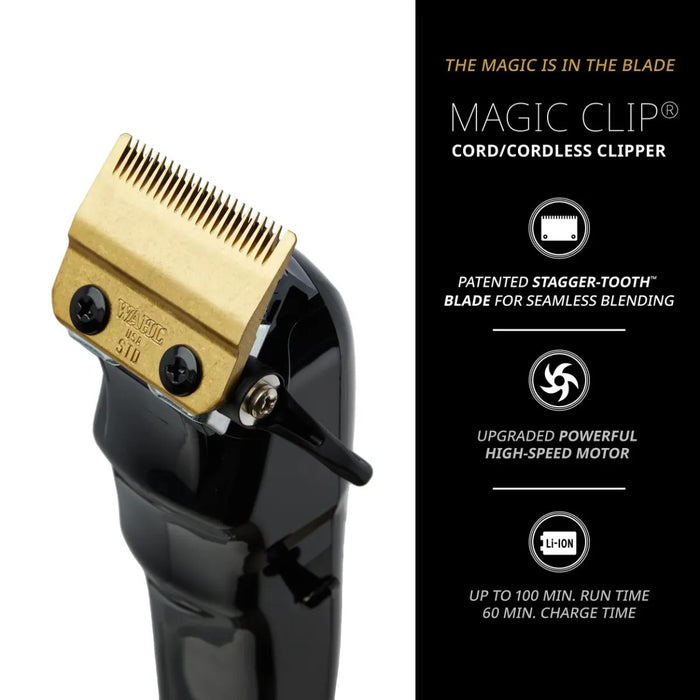 Wahl 5 Star Black Cord/Cordless Magic Clip #3026432