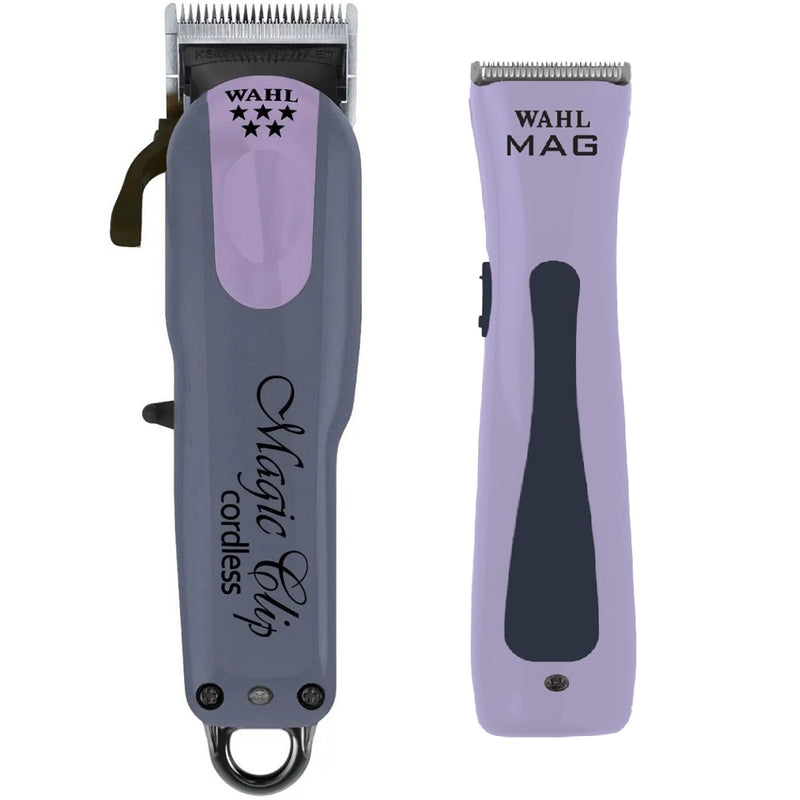 Wahl Limited Edition 5 Star Lavender Magic Clip Cordless Clipper & Sterling Mag Trimmer [DUO]