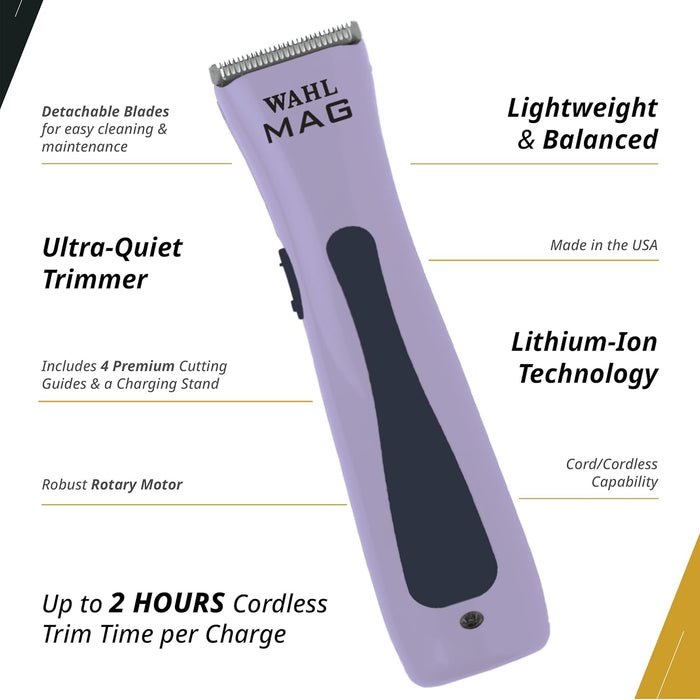 Wahl Limited Edition Lavender Sterling Mag Cordless Trimmer #3027521