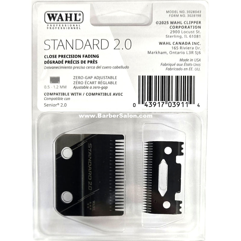 Wahl Standard 2.0 Clipper Blade #3028043