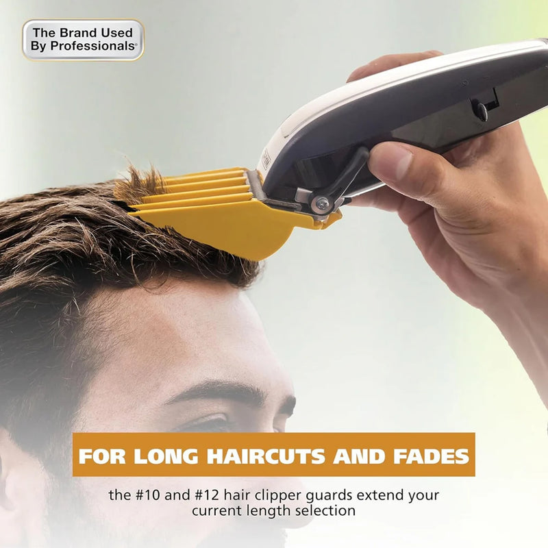 Wahl Long Hair Clipper Guides 2 Pcs Set [#10, #12] #3028063