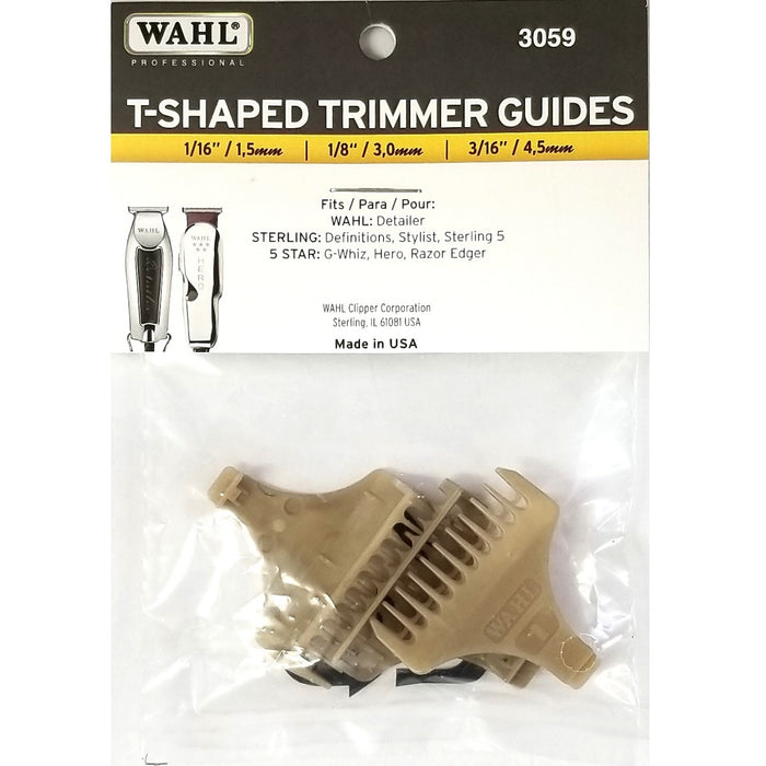 Wahl T-Shaped Trimming Guides Set of 3 #3059