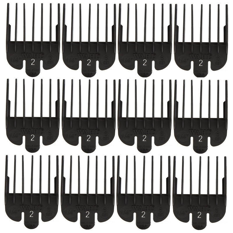 Wahl #2 Nylon Cutting Guide (1/4") - Black #3124-001 - 12 Pack (Bulk)