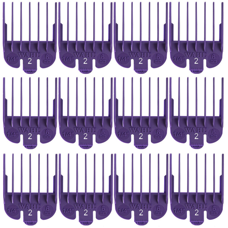 Wahl #2 Color-Coded Nylon Cutting Guide (1/4") - Purple #3124-703 - 12 Pack (Bulk)