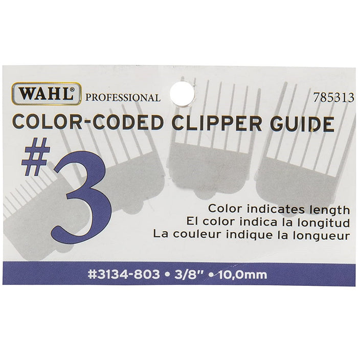 Wahl #3 Color-Coded Nylon Cutting Guide (3/8") - Blue #3134-803