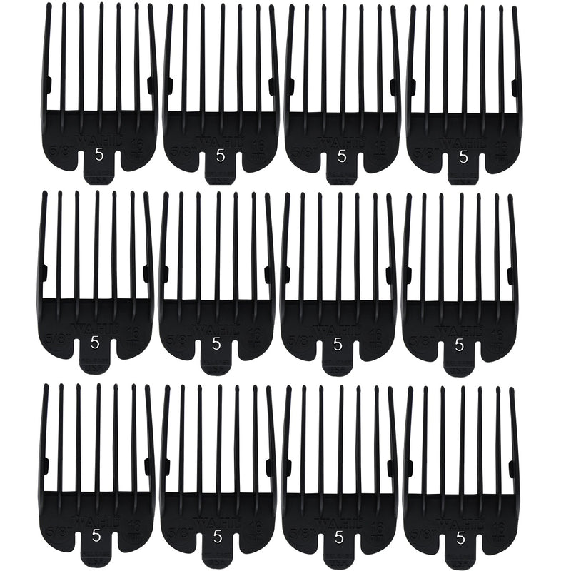Wahl #5 Nylon Cutting Guide (5/8") - Black #3135-001 - 12 Pack (Bulk)