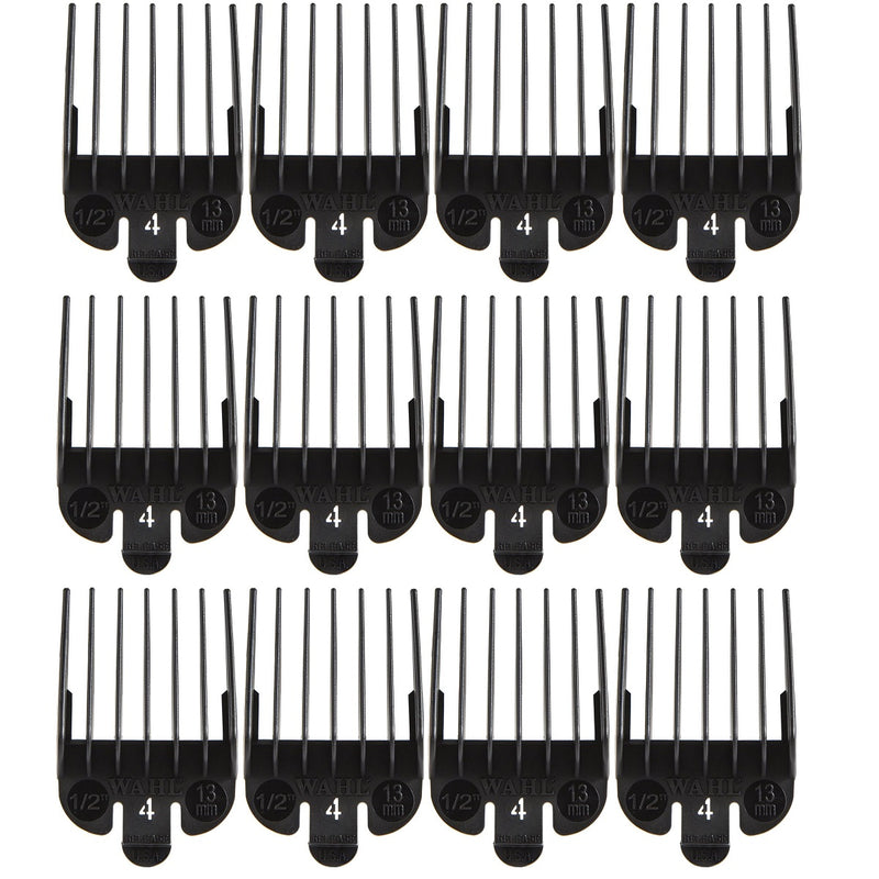 Wahl #4 Nylon Cutting Guide (1/2") - Black #3144-001 - 12 Pack (Bulk)