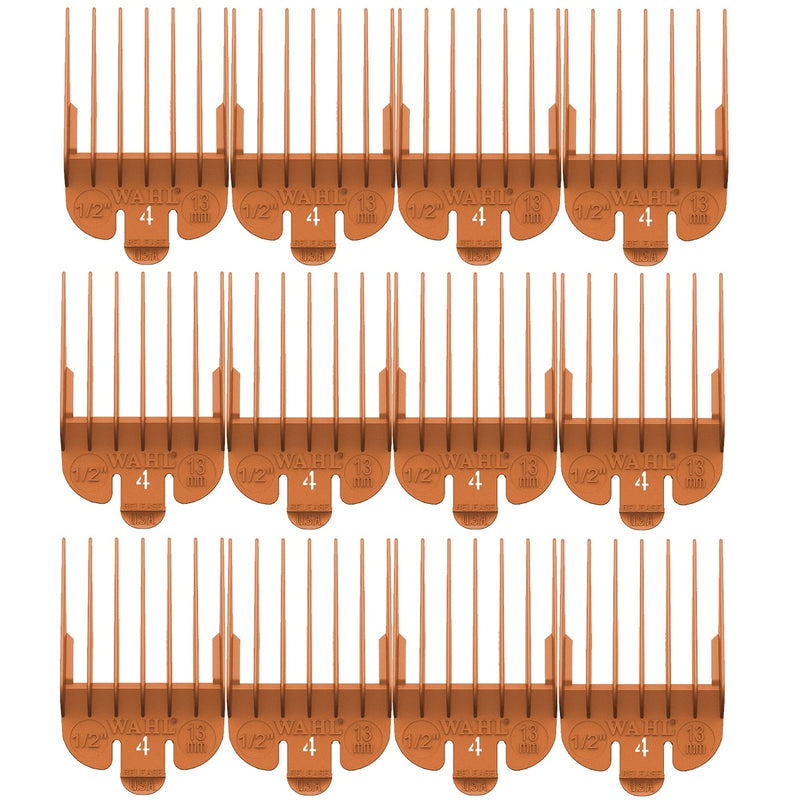 Wahl #4 Color-Coded Nylon Cutting Guide (1/2") - Orange #3144-1003 - 12 Pack (Bulk)