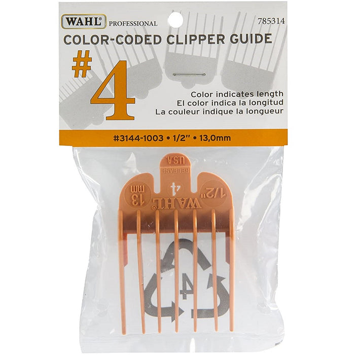 Wahl #4 Color-Coded Nylon Cutting Guide (1/2") - Orange #3144-1003