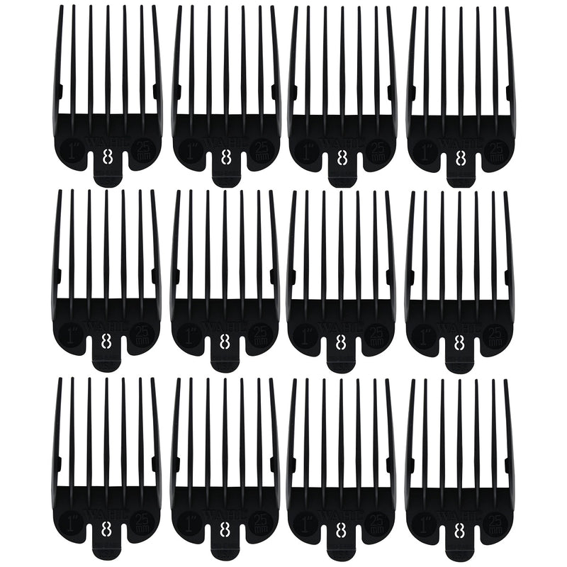 Wahl #8 Nylon Cutting Guide (1") - Black #3150-001 - 12 Pack (Bulk)