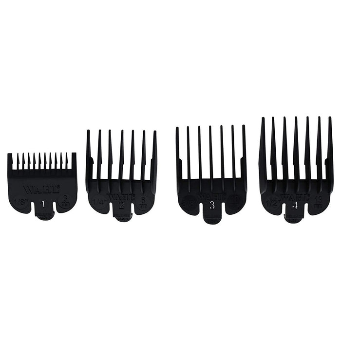 Wahl Blistered 1-4 Cutting Guides - Black #3160-100