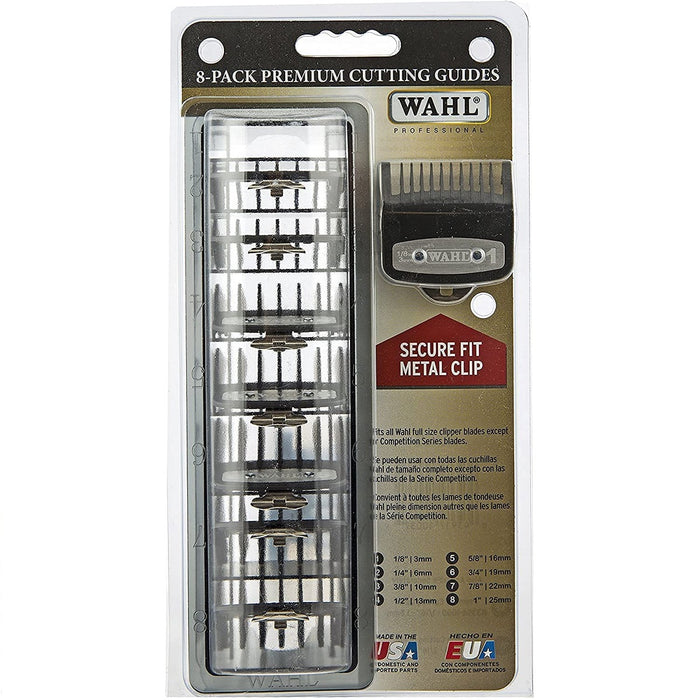 Wahl Premium Cutting Guides #1-#8 Guides w/ Organizer #3171-500