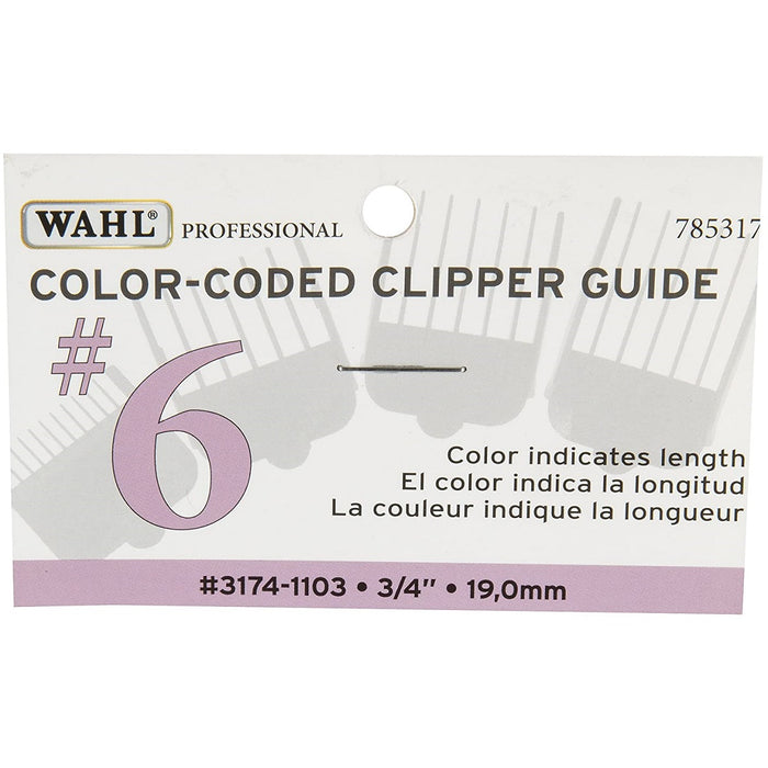 Wahl #6 Color-Coded Nylon Cutting Guide (3/4") - Lavendar #3174-1103