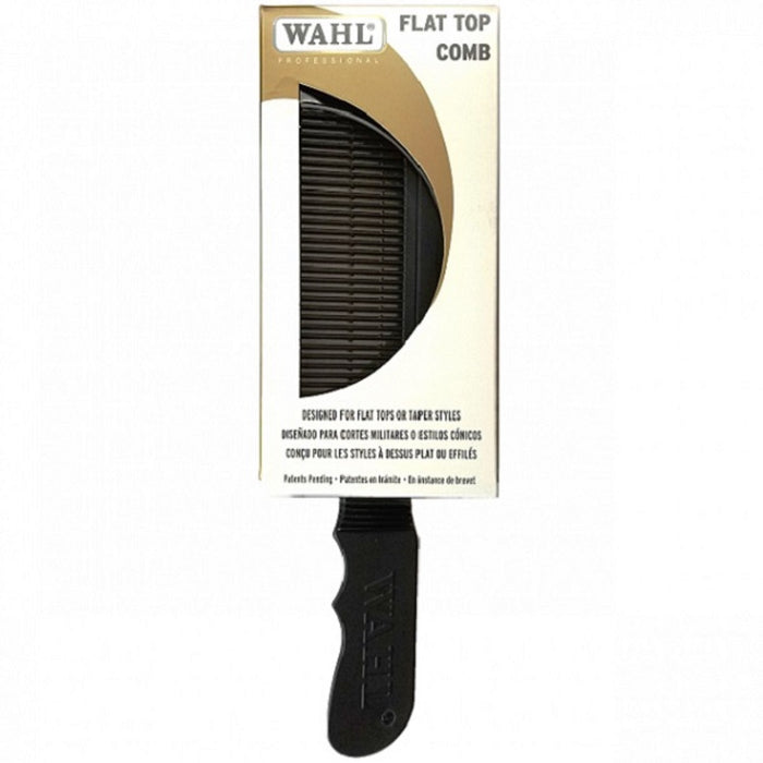 Wahl Barber Flat Top Comb - Black #3329