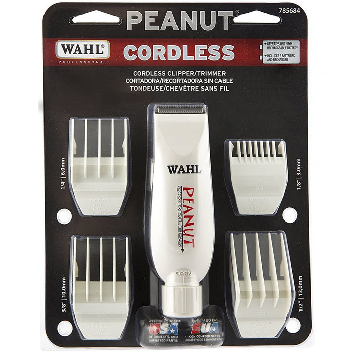 Wahl Cordless Peanut Clipper/Trimmer - White #8663