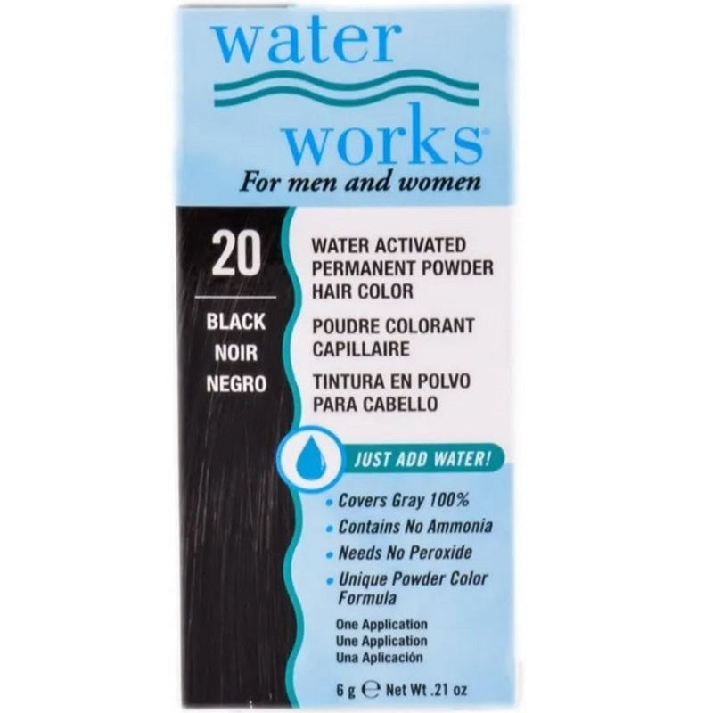 Water Works Water Activated Permanent Powder Hair Color 0.21 oz [Various Color Options]