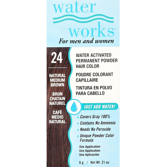 Water Works Water Activated Permanent Powder Hair Color 0.21 oz