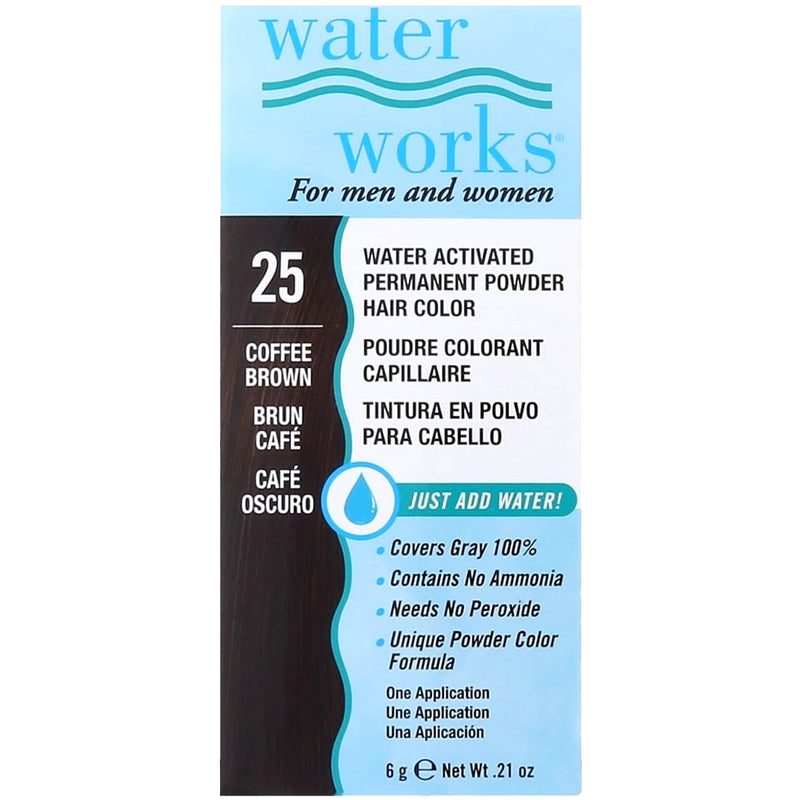 Water Works Water Activated Permanent Powder Hair Color 0.21 oz [Various Color Options]