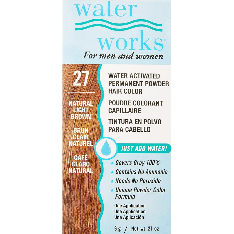 Water Works Water Activated Permanent Powder Hair Color 0.21 oz [Various Color Options]