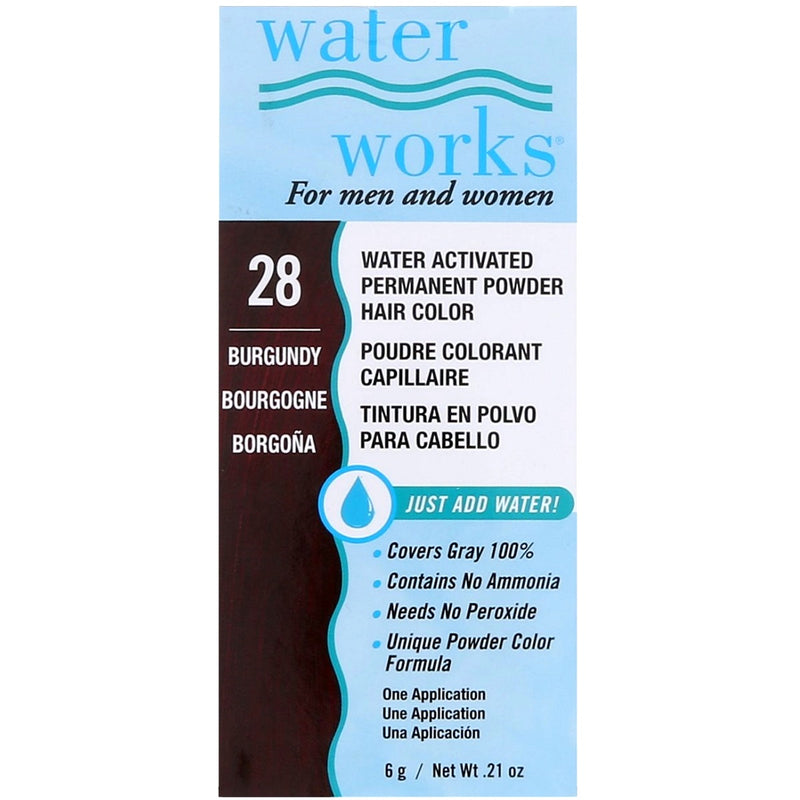 Water Works Water Activated Permanent Powder Hair Color 0.21 oz [Various Color Options]