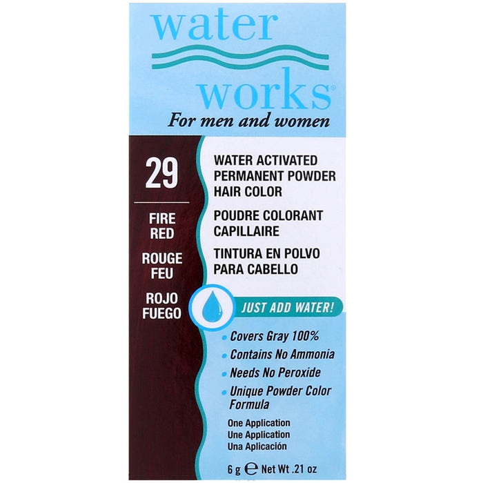 Water Works Water Activated Permanent Powder Hair Color 0.21 oz