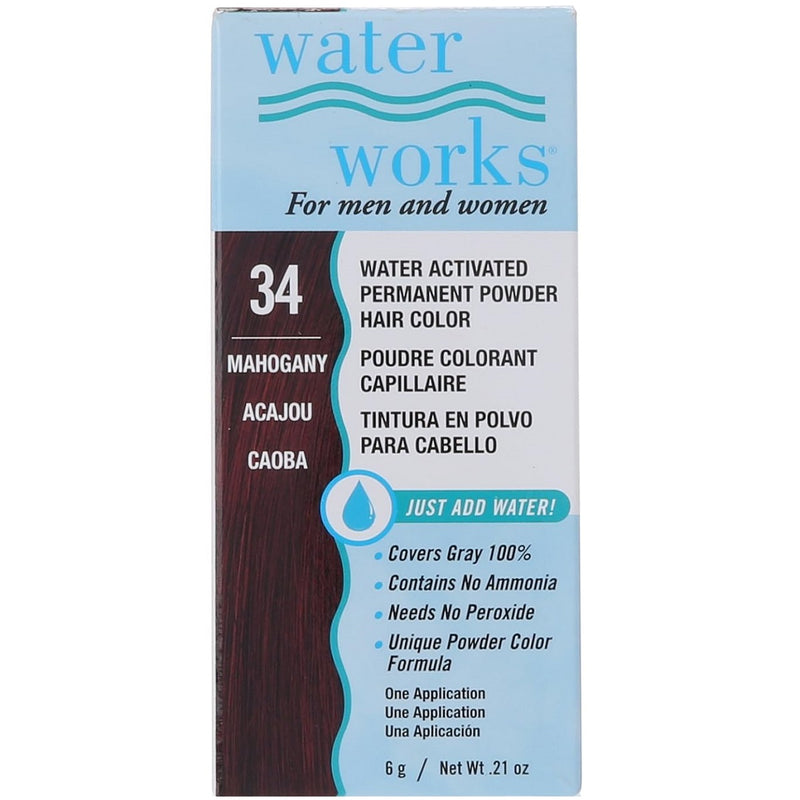 Water Works Water Activated Permanent Powder Hair Color 0.21 oz [Various Color Options]