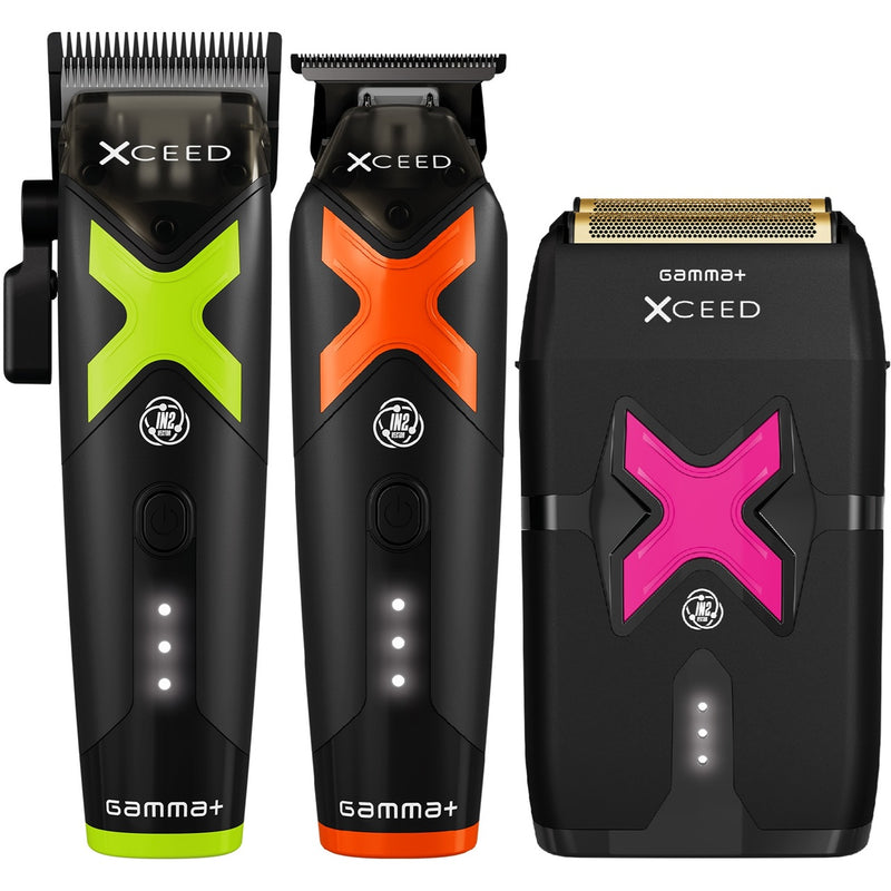 Gamma+ XCEED Clipper, Trimmer & Shaver [TRIO]