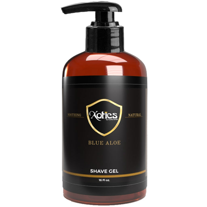 Xotics Blue Aloe Shave Gel 16 oz