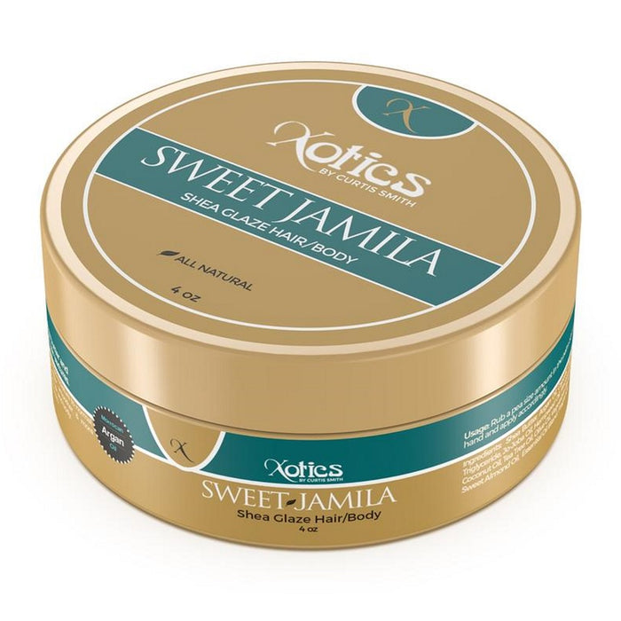 Xotics Sweet Jamila Shea Butter Hair & Body Glaze 4 oz