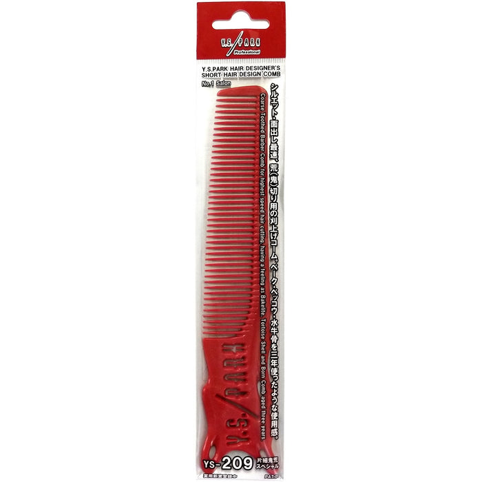 YS Park 8.1" Barber Comb - Red #YS-209