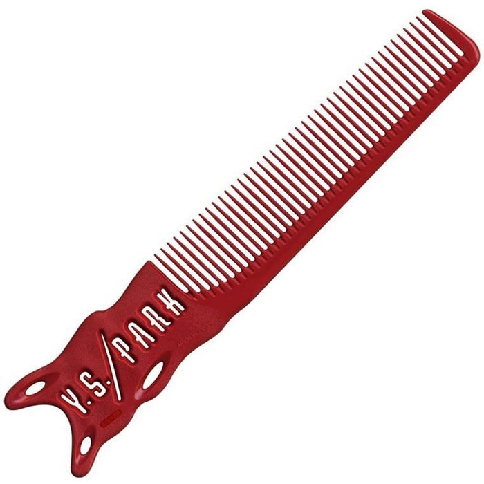 YS Park 8.1" Barber Comb - Red #YS-209