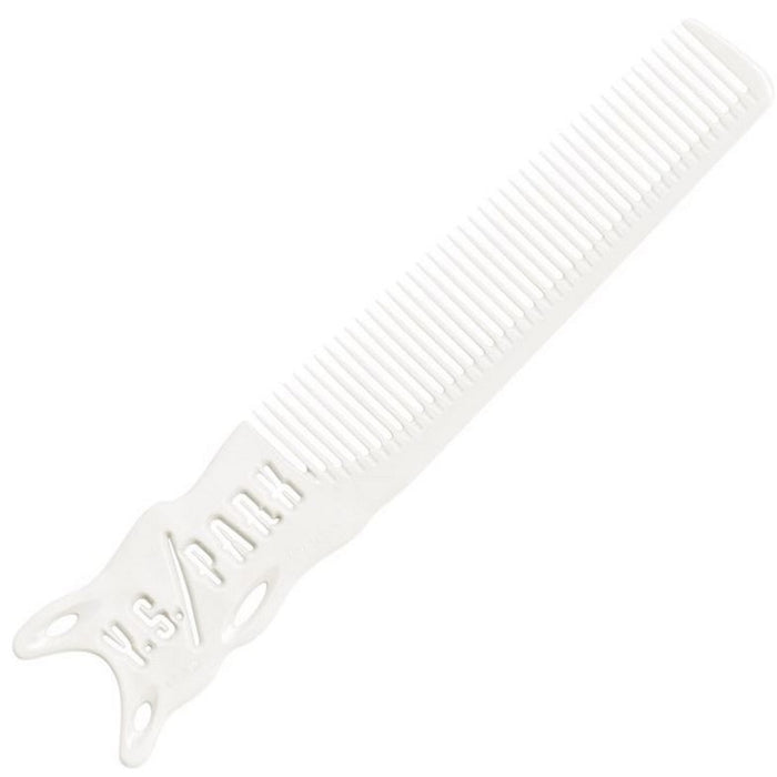 YS Park 8.1" Barber Comb - White #YS-209