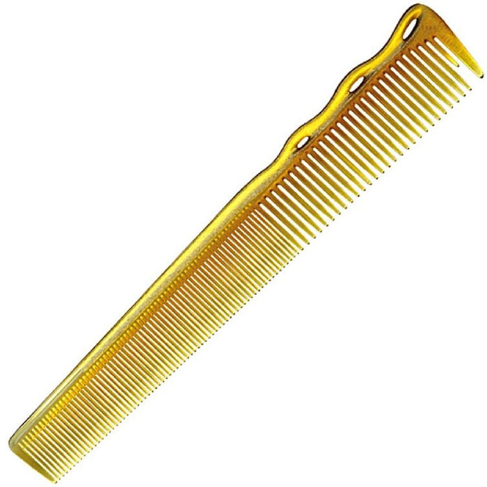 YS Park 6.6" Short Hair Design Comb [Med] - Camel #YS-232