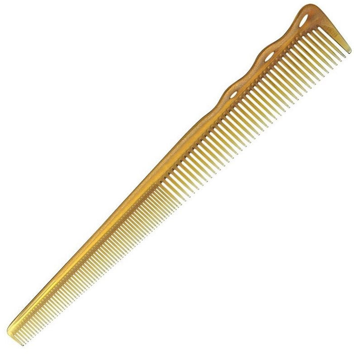 YS Park 7.4" Short Hair Design Comb - Camel #YS-234