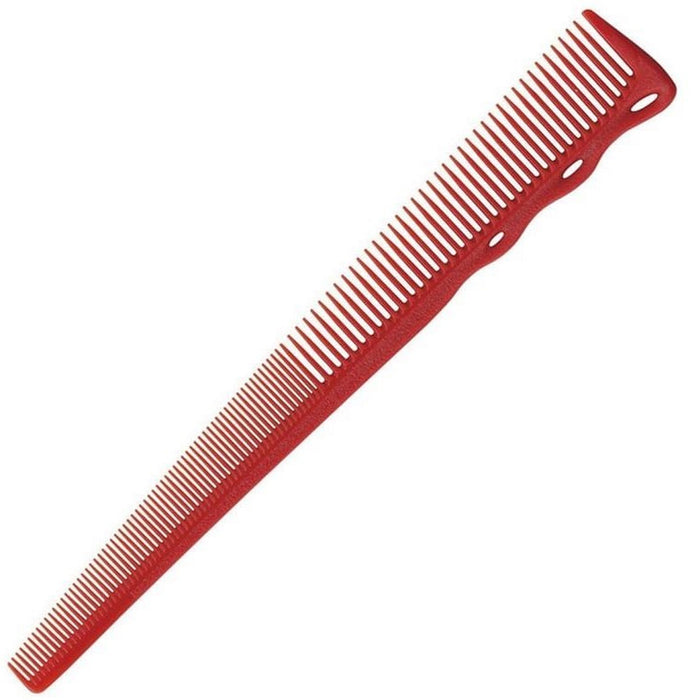 YS Park 7.4" Short Hair Design Comb Flex Shape Memory - Red #YS-254