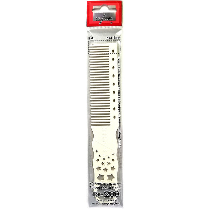 YS Park 7.7" Comb - White #YS-280