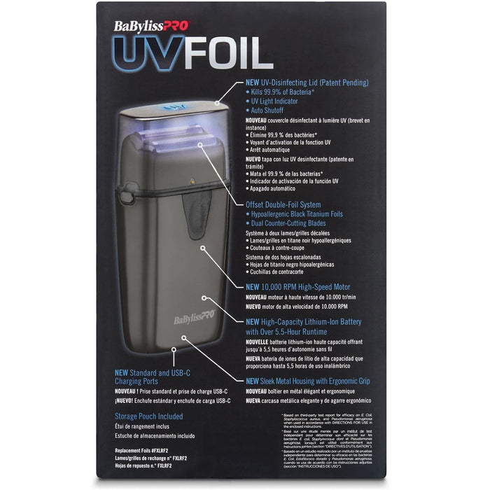 BaByliss Pro UVFOIL Double Foil Shaver #FXLFS2