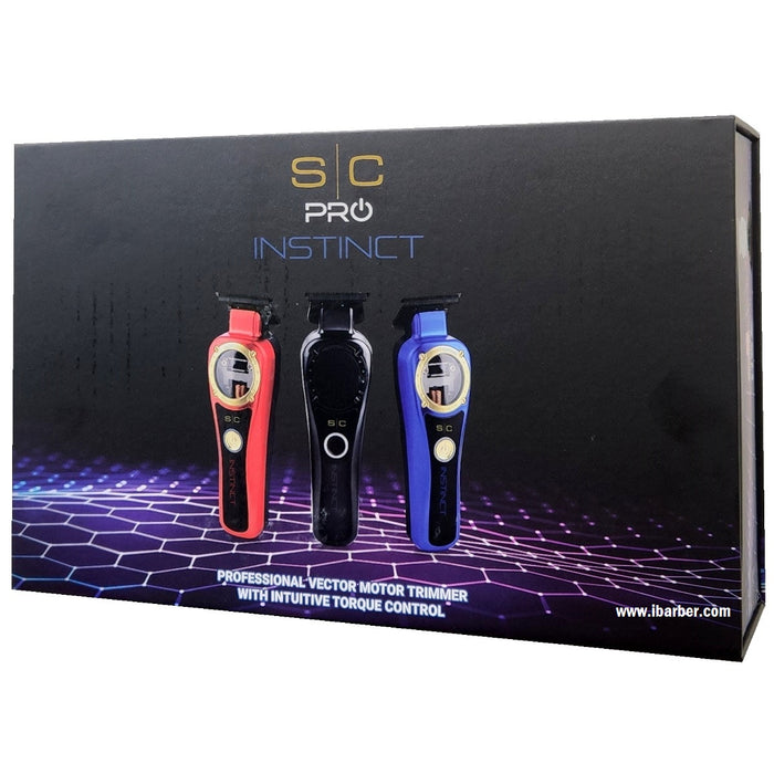 Stylecraft Instinct Professional Vector Motor Cordless Hair Trimmer with Intuitive Torque Control #SC407M