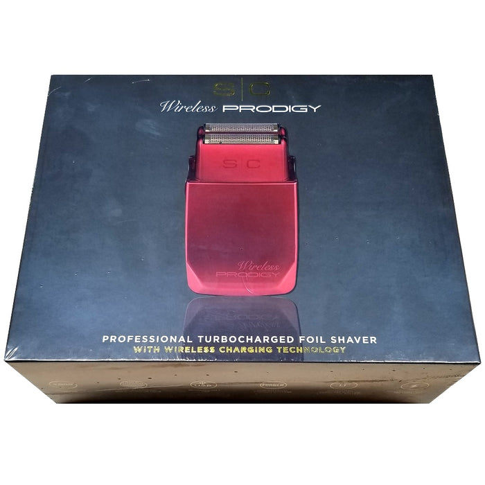 Stylecraft Wireless Prodigy Professional Turbo-Charged Smart Contouring Foil Shaver - Red #SCWPFSR