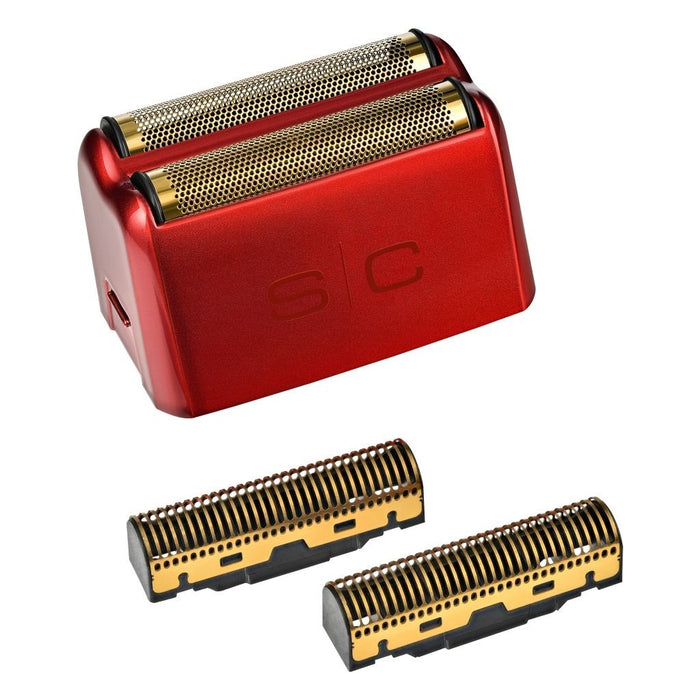 Stylecraft Wireless Prodigy Professional Turbo-Charged Smart Contouring Foil Shaver - Red #SCWPFSR